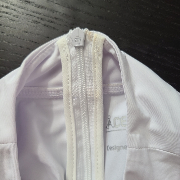 NWT ACEGOLFS Sz XL Black White Hyper-prep Ruffle Golf Pickleball Tennis Dress - Picture 11 of 12